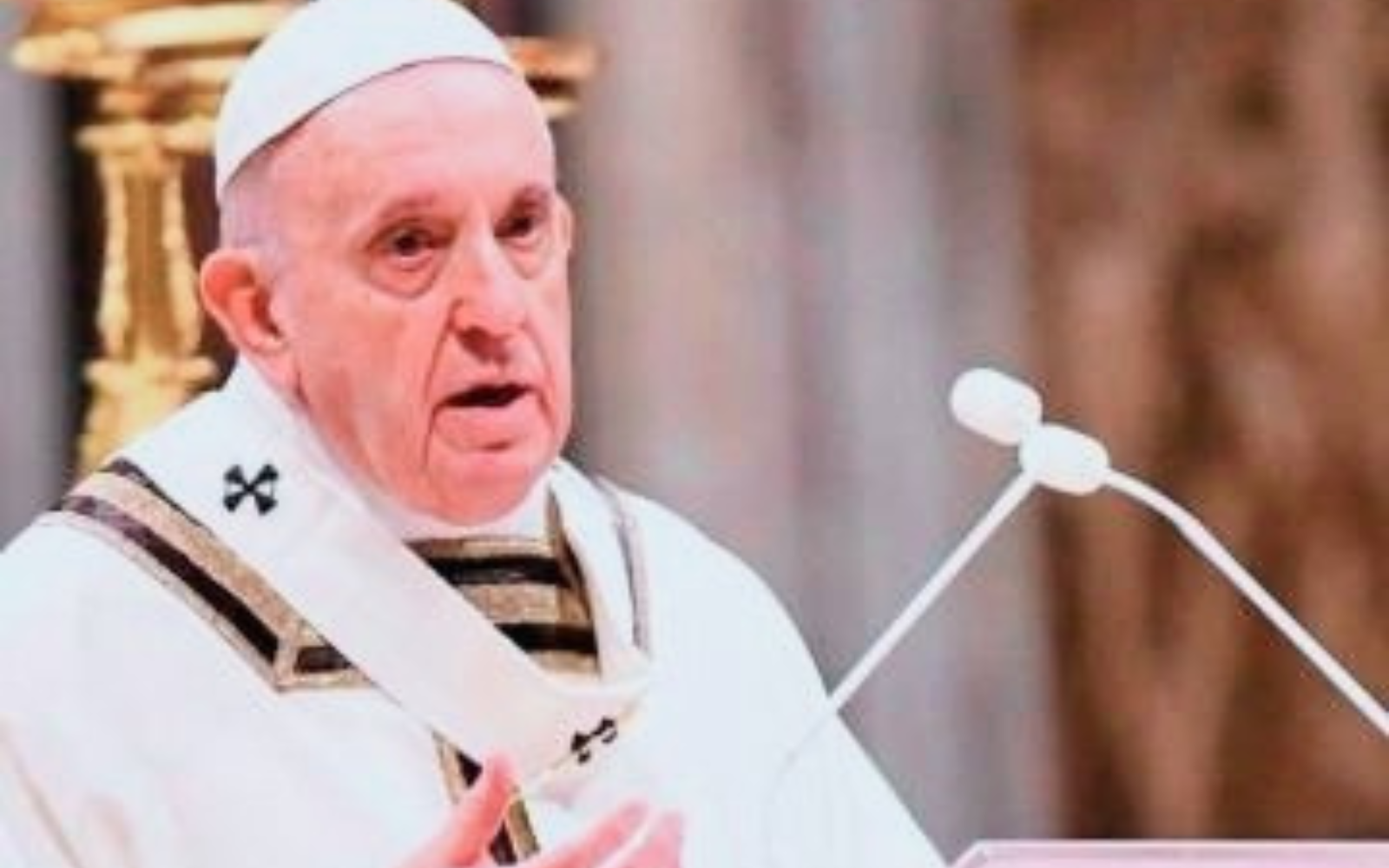 El papa: El origen de las guerras son abrazos rechazados