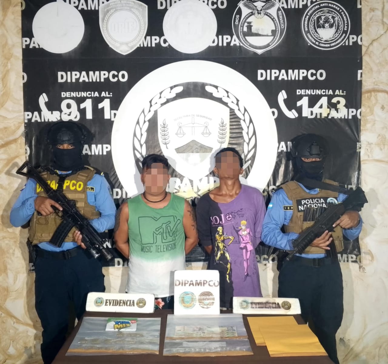 Todos los detenidos tienen el rango de “traca” en esta estructura criminal