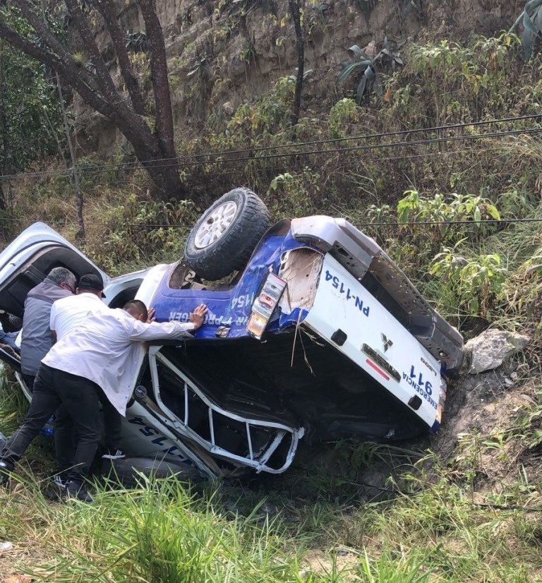 Trágico accidente cobra la vida de cuatro agentes policiales en Gracias, Lempira